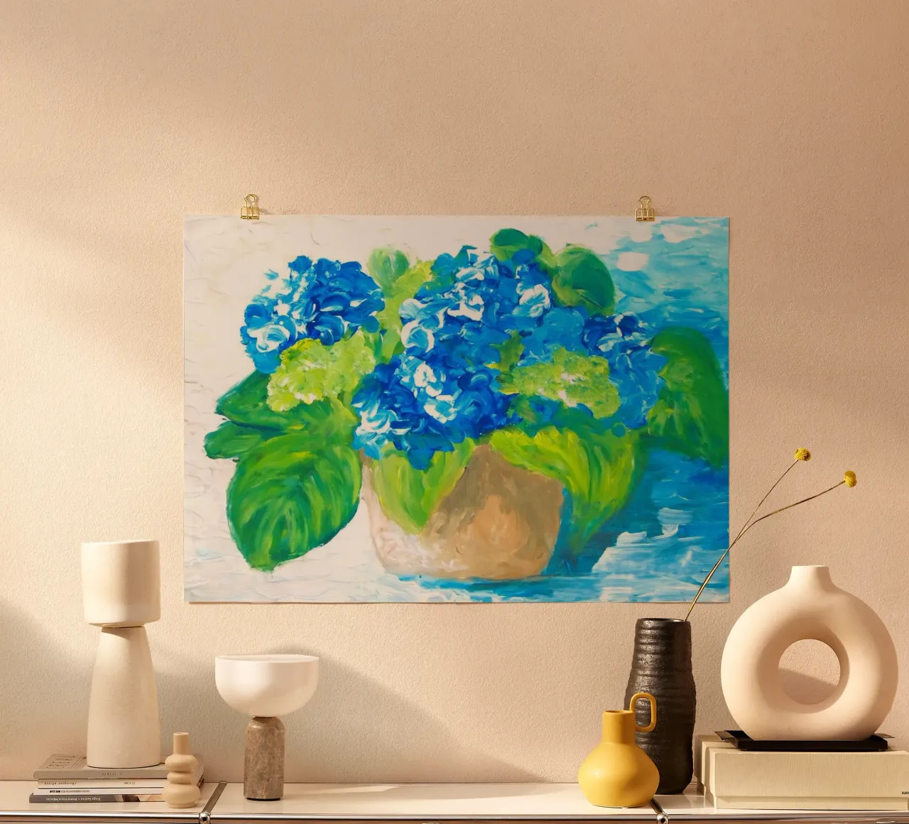 Hortensie carta hahnemühle da sum2proveDesign