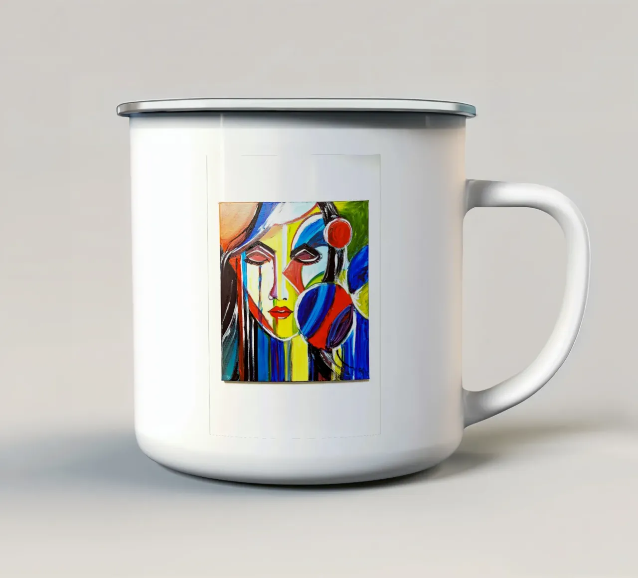Melancholia tazza in smalto da sum2proveDesign