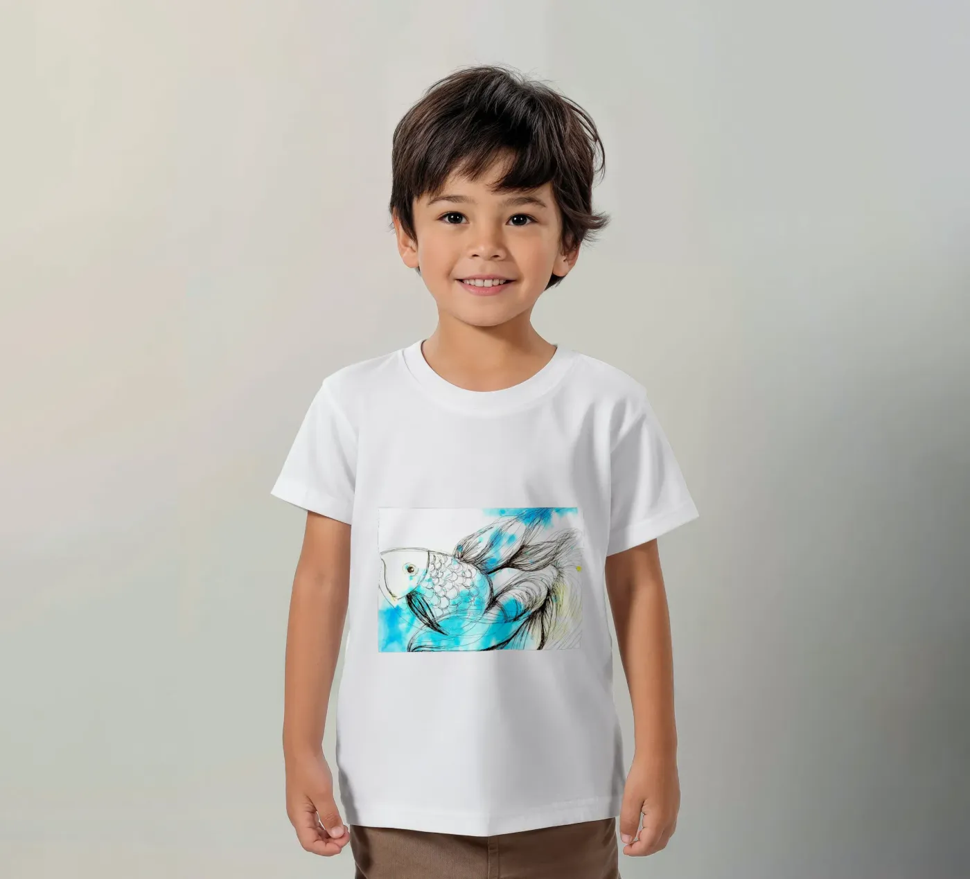Fisch kinder t-shirt van sum2proveDesign