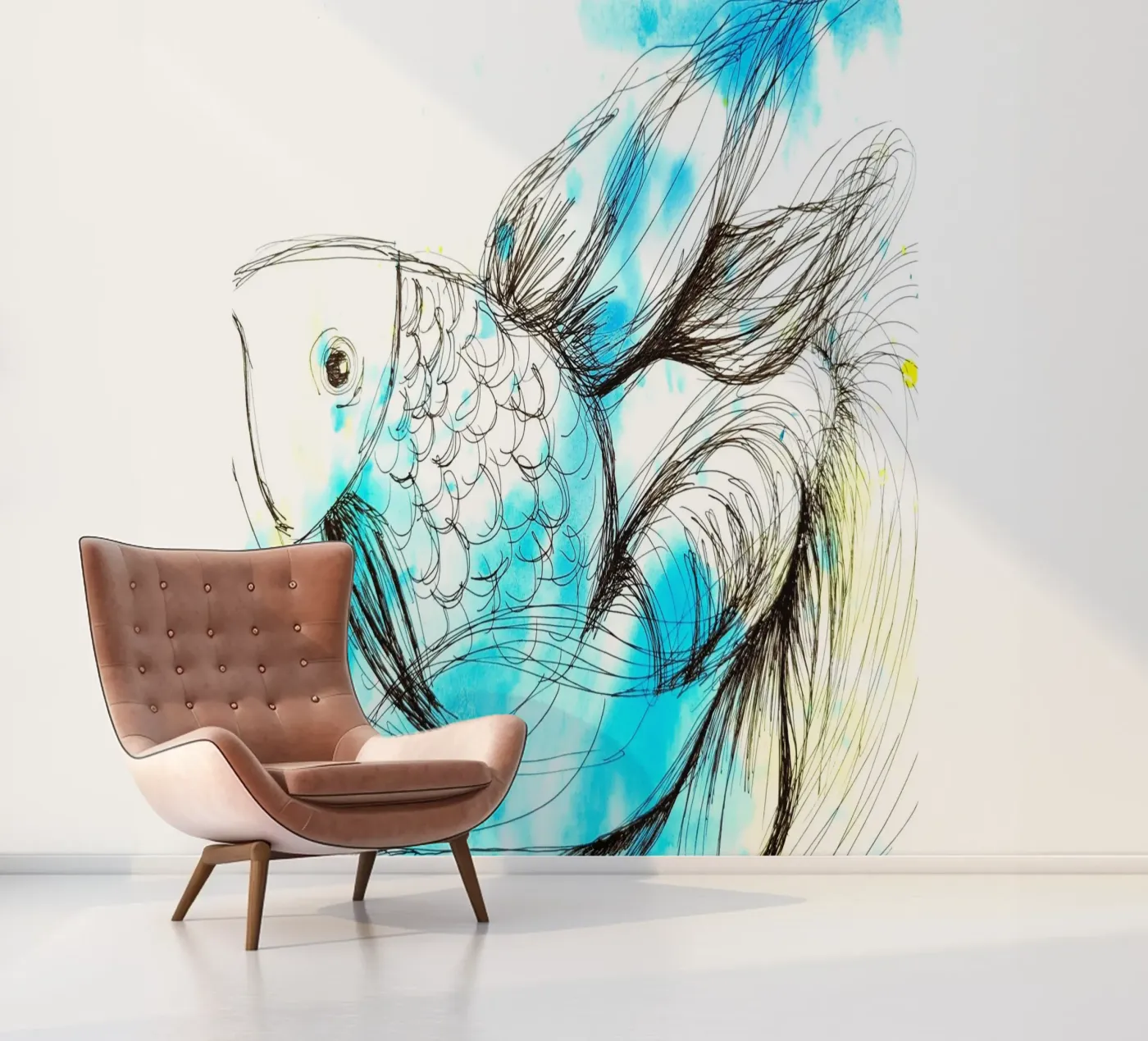 Fisch fotobehang van sum2proveDesign