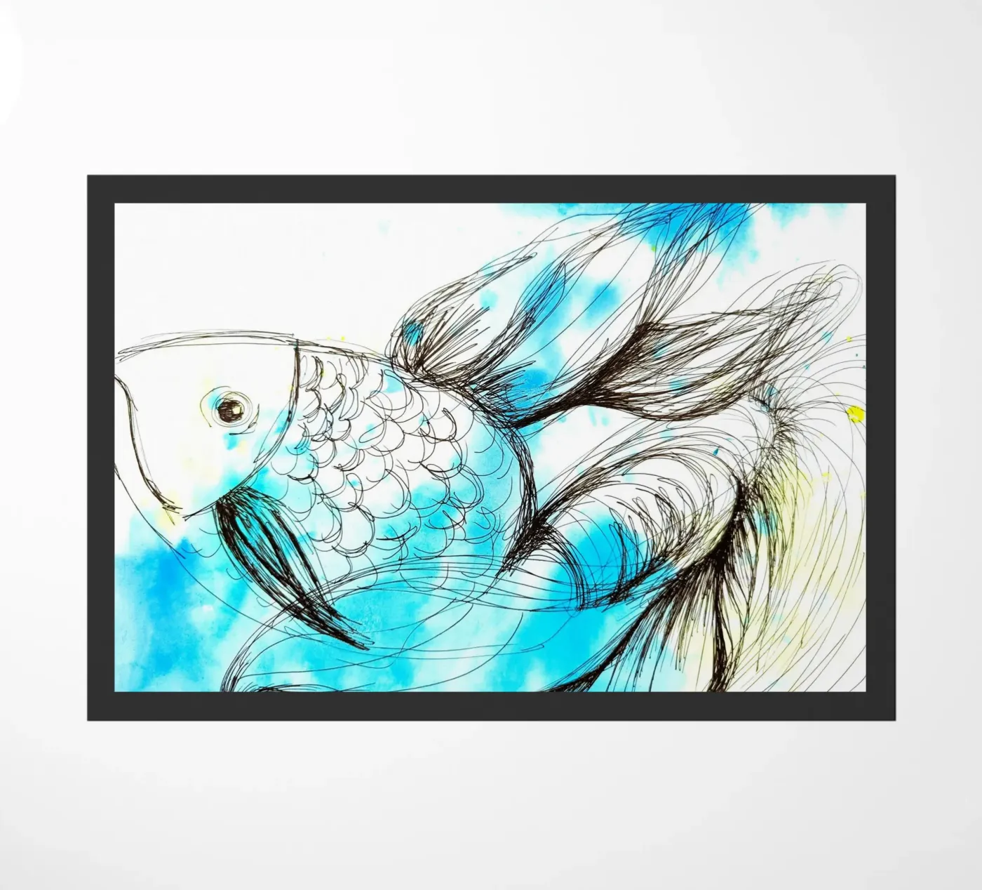 Fisch doormat by sum2proveDesign