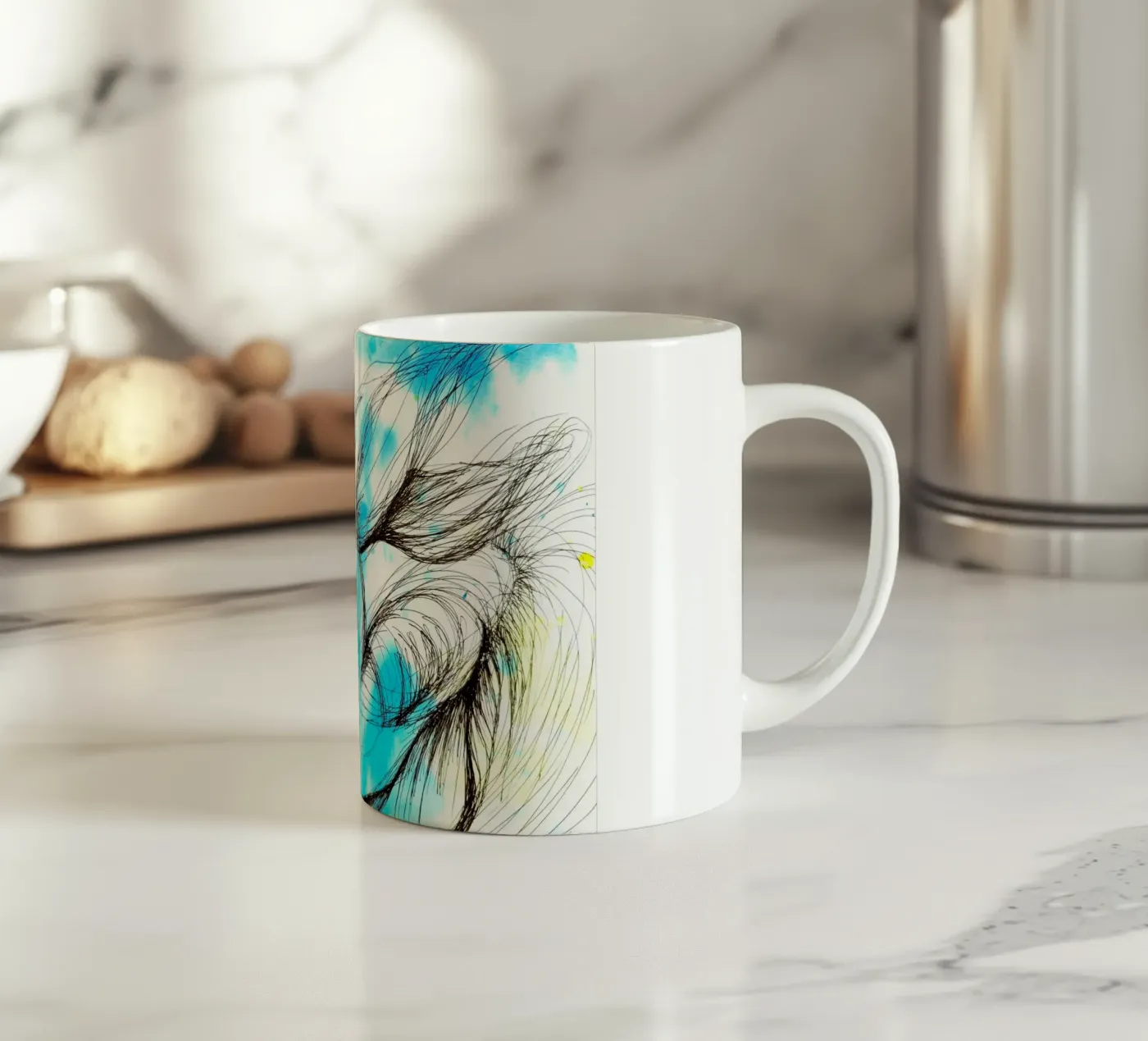 Fisch ceramic mug by sum2proveDesign