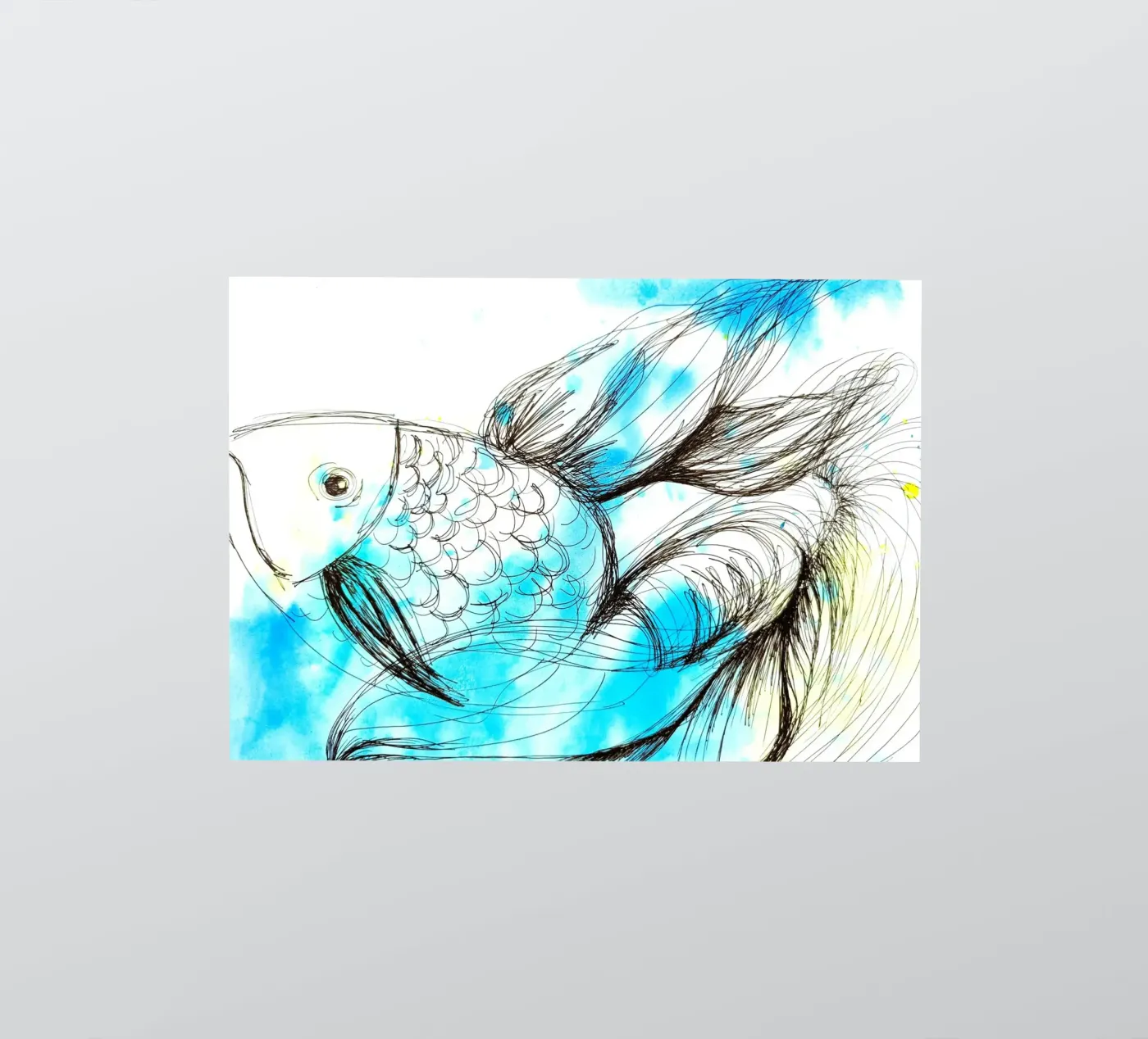 Fisch sticker by sum2proveDesign