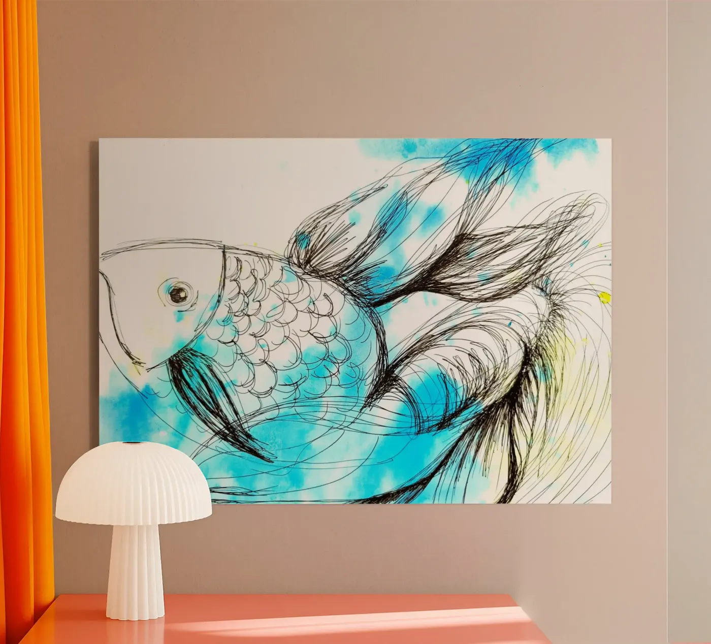 Fisch acrylic glass by sum2proveDesign