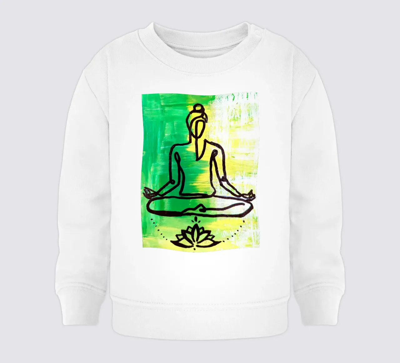 Yoga 1 baby sweatshirt by sum2proveDesign