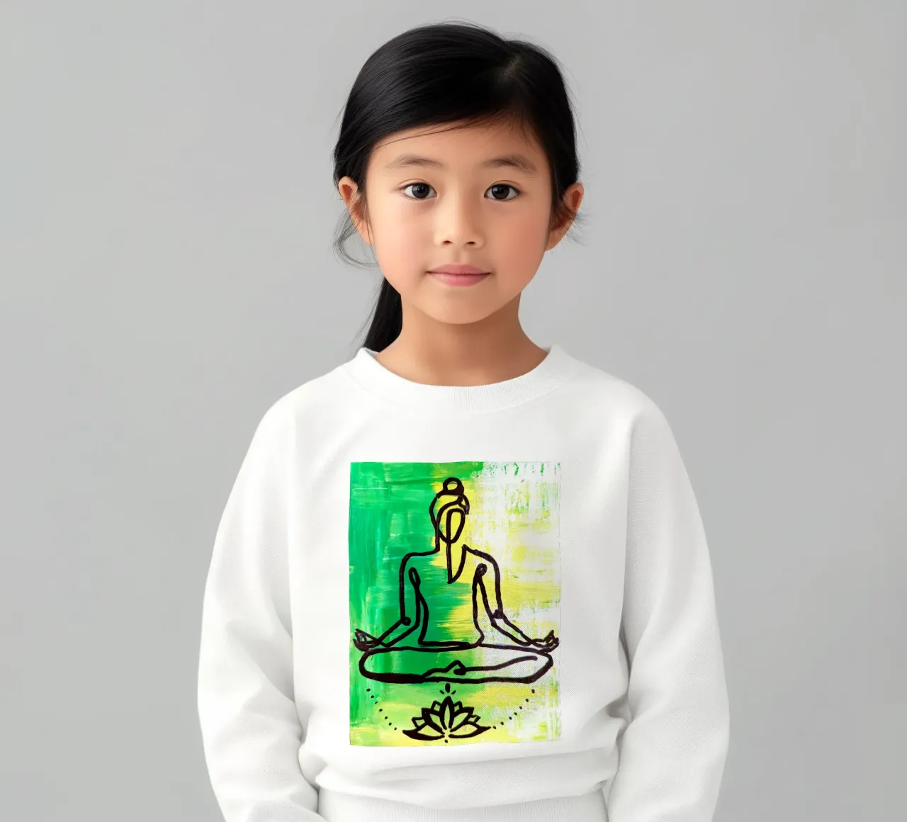 Yoga 1 kids sweatshirt by sum2proveDesign