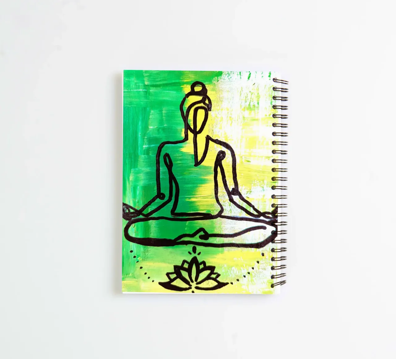 Yoga 1 spiral notebook by sum2proveDesign
