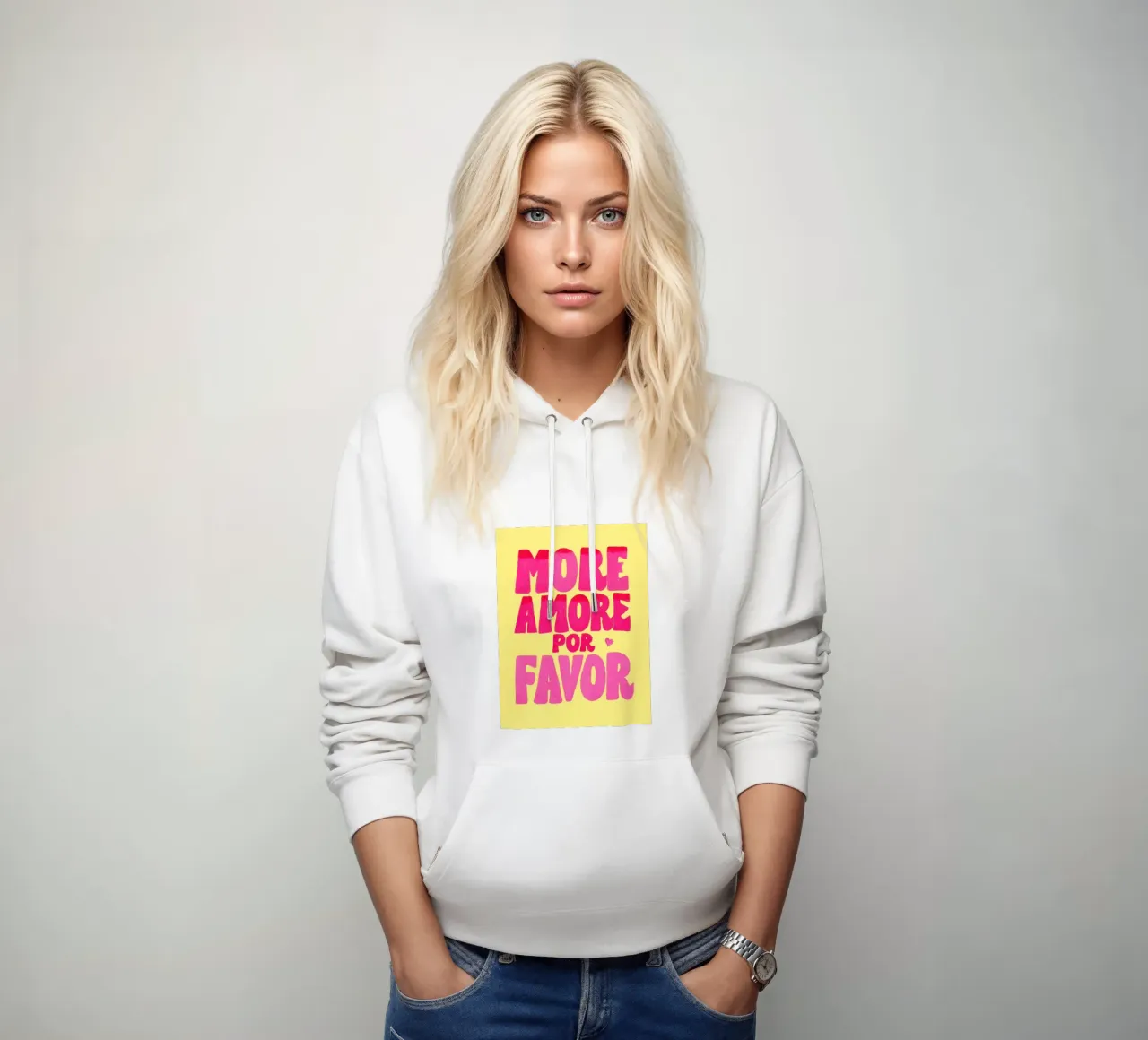 Mehr Amore Sommer Trend Hoodie von Carinaprint