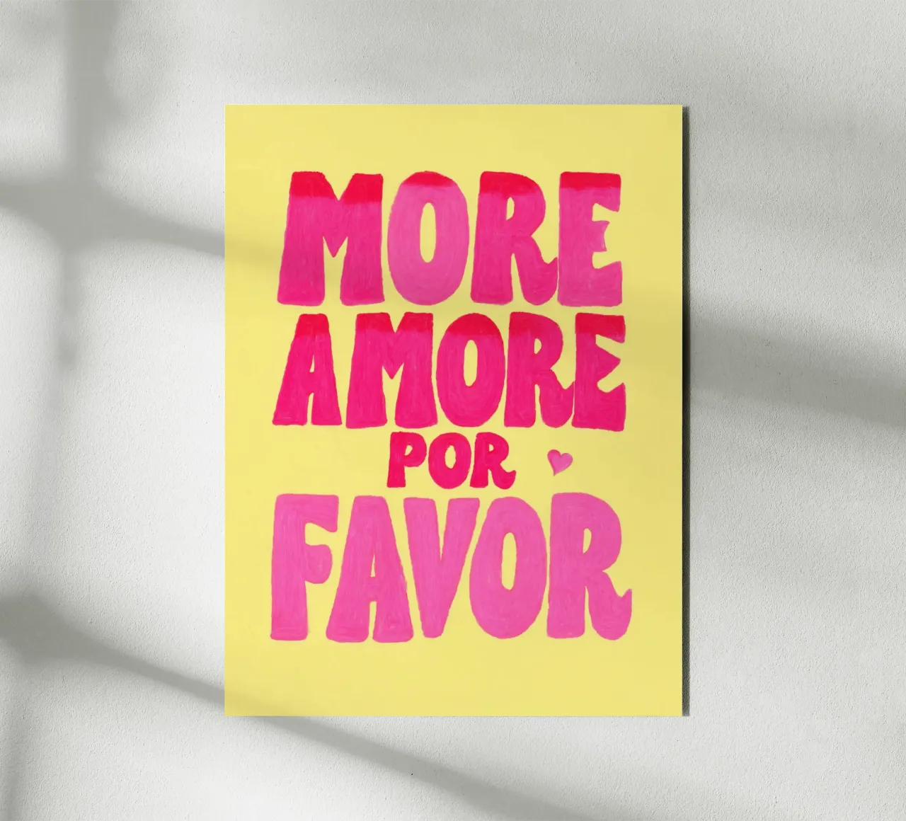 Mehr Amore Sommer Trend Forex-Platte von Carinaprint