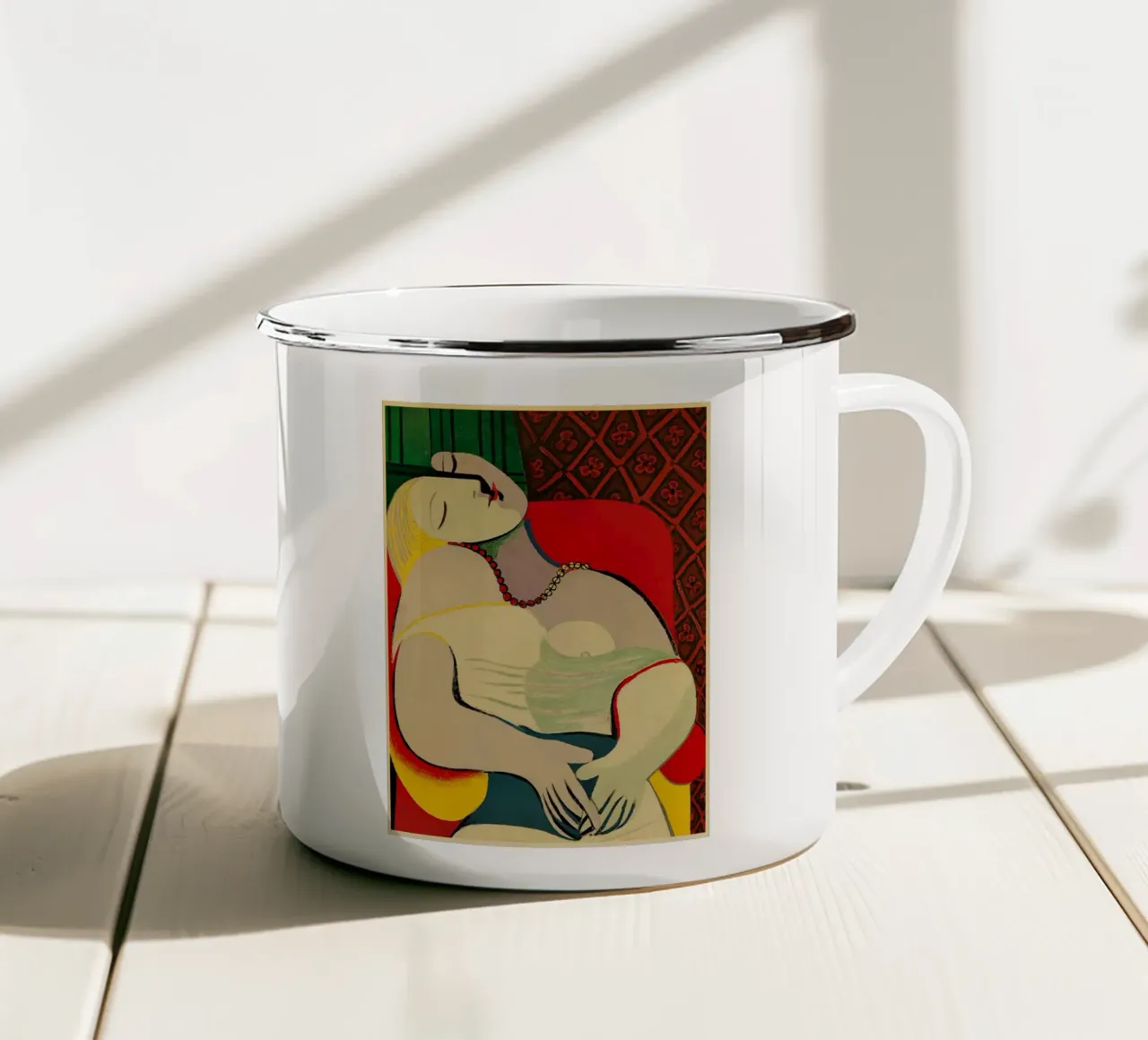 art. 1 tazza in smalto da Amber Hughes