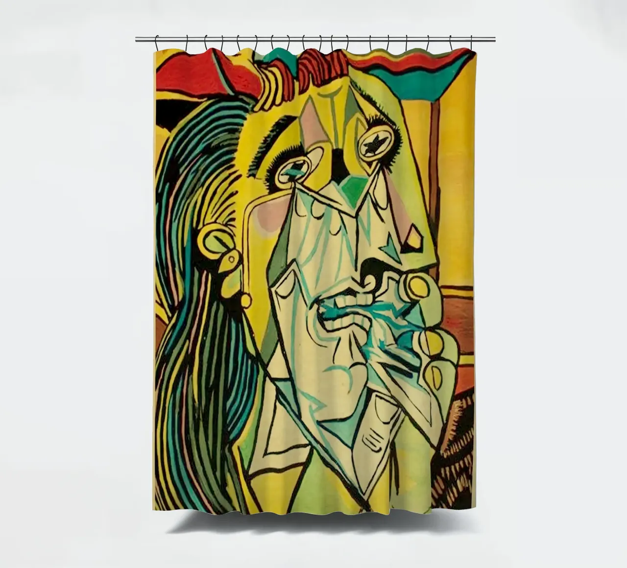 art 3 shower curtain by Amber Hughes