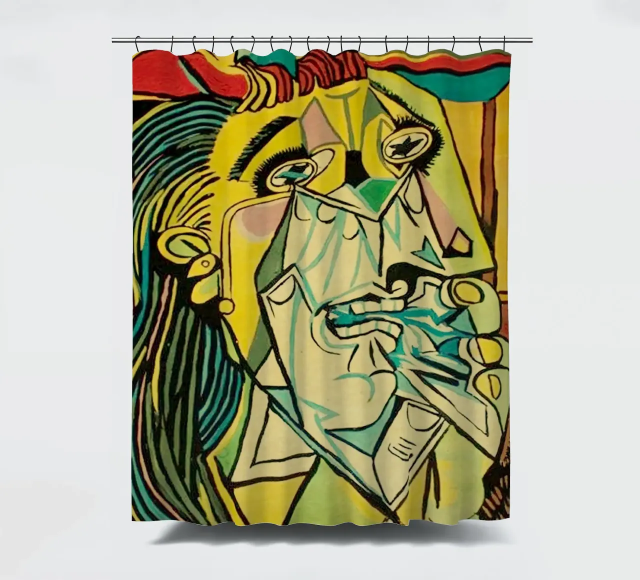 art 3 shower curtain by Amber Hughes