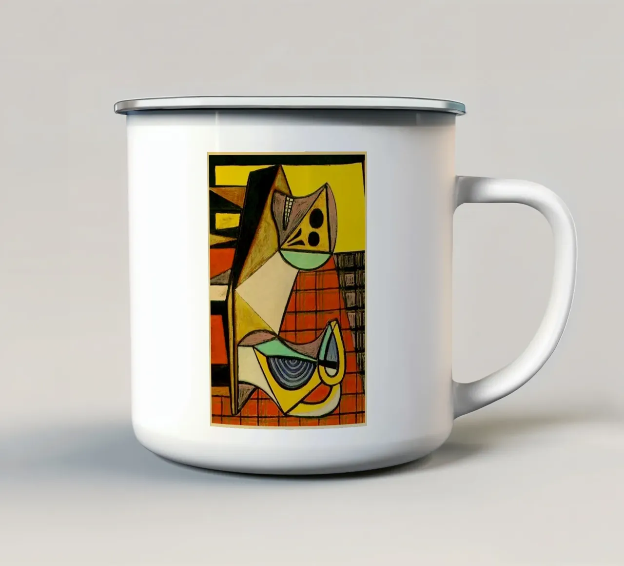 art. 5 tazza in smalto da Amber Hughes