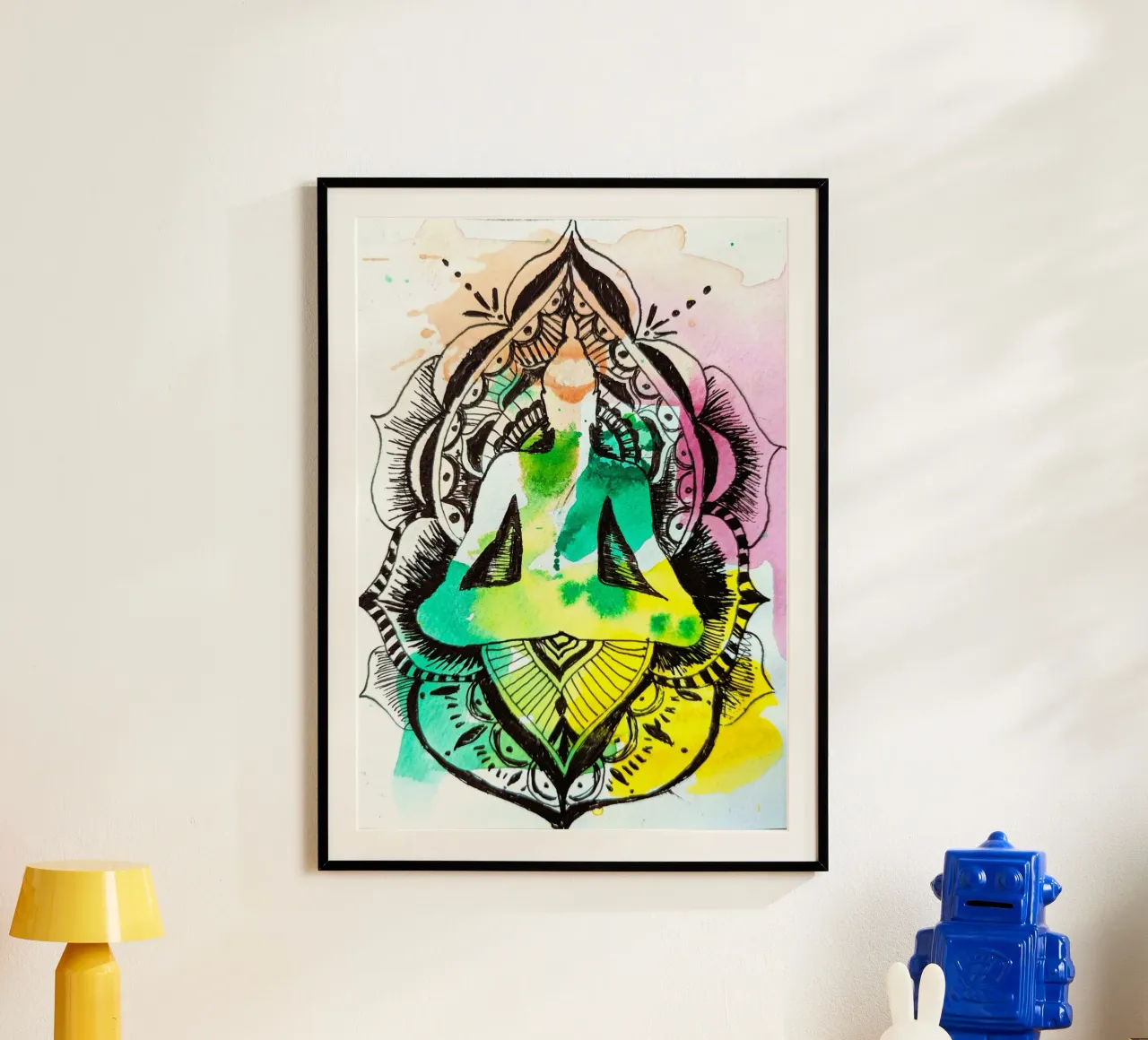 Yoga 2 poster con telaio in plastica da sum2proveDesign