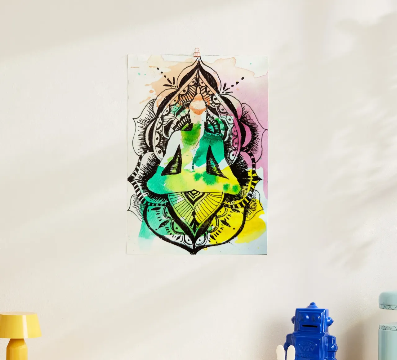Yoga 2 poster con telaio in plastica da sum2proveDesign