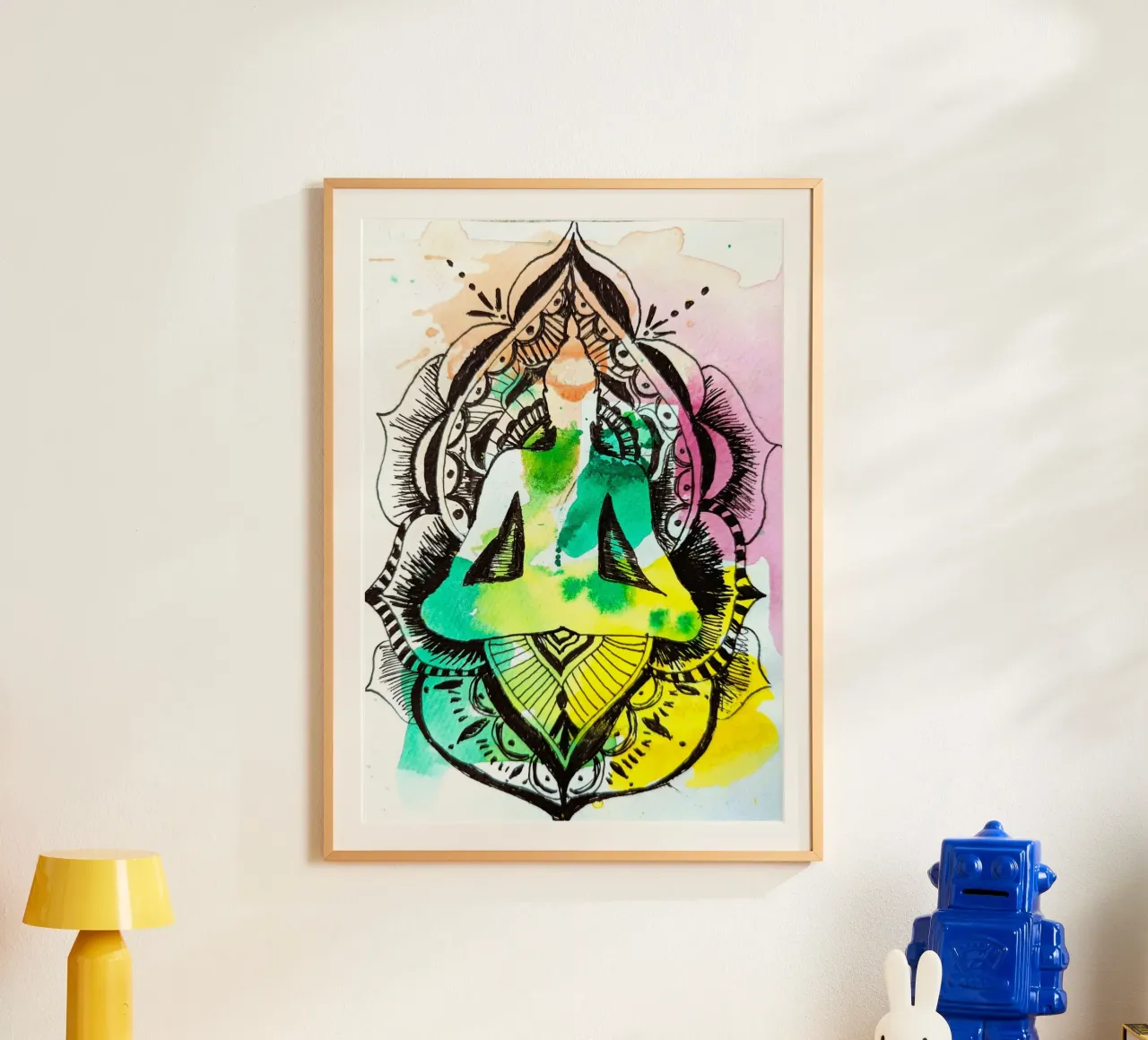 Yoga 2 poster con telaio in plastica da sum2proveDesign