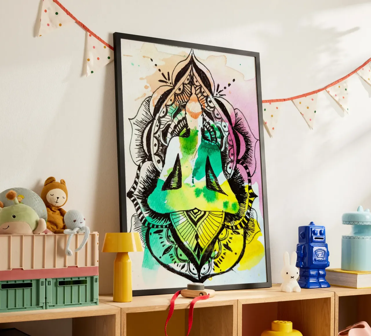 Yoga 2 poster con telaio in plastica da sum2proveDesign