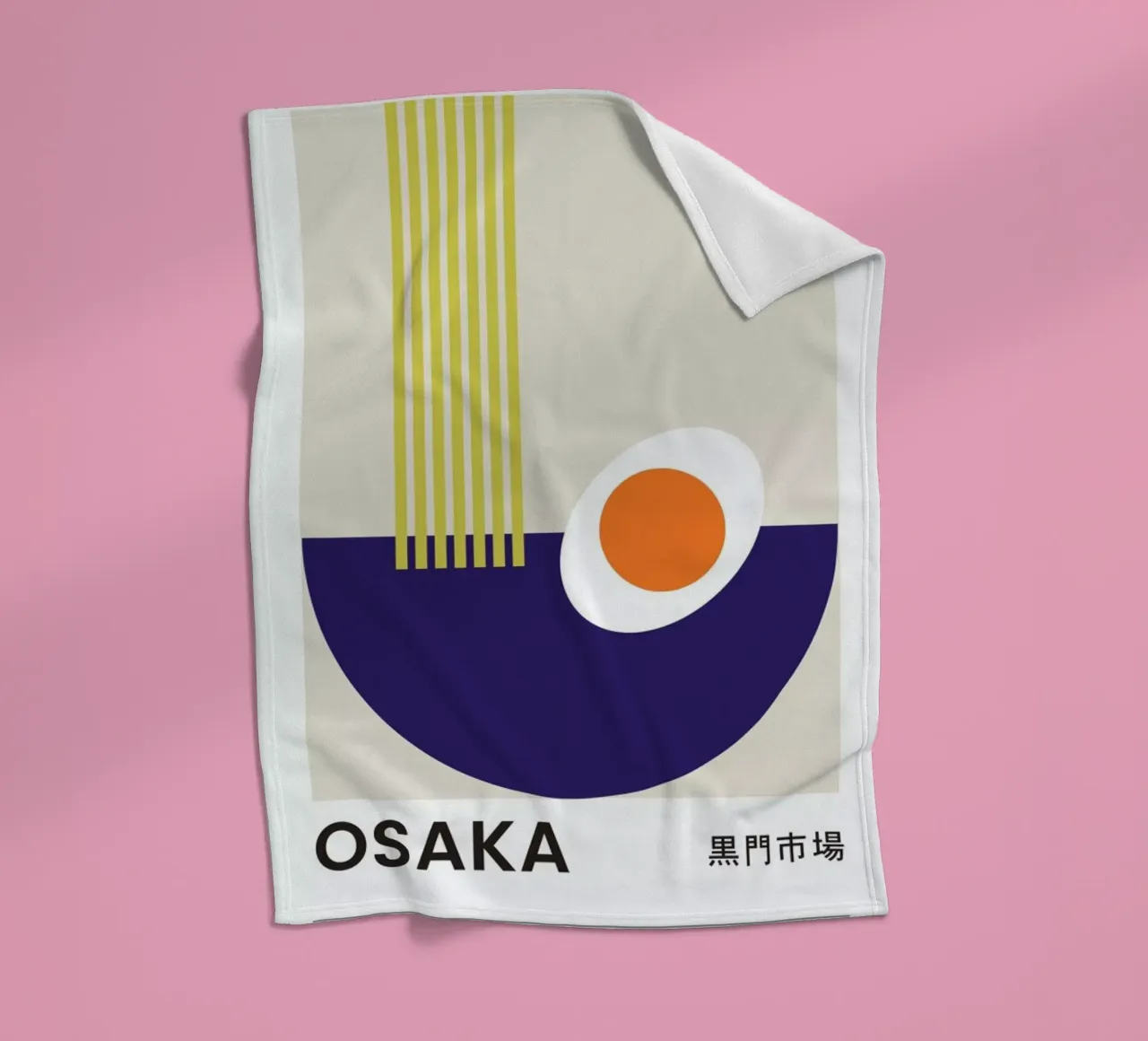 Osaka Fleecedecke von Pure