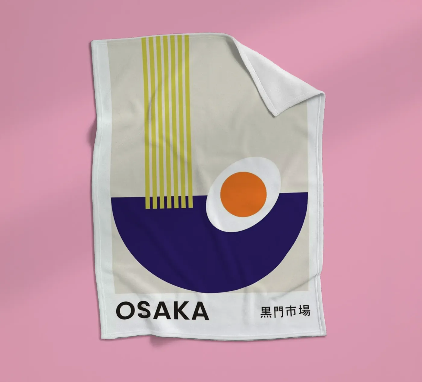 Osaka Fleecedecke von Pure