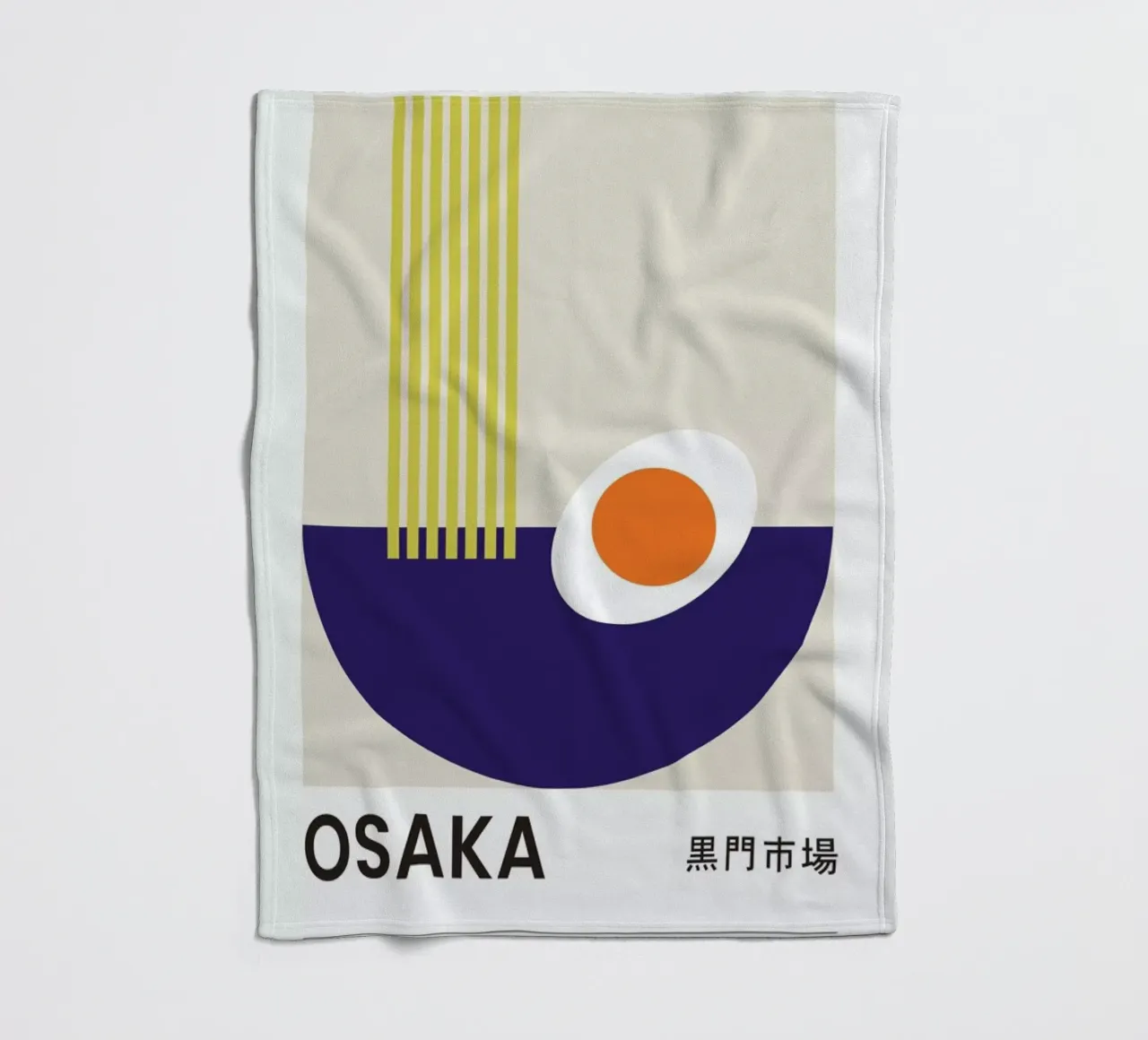 Osaka Fleecedecke von Pure