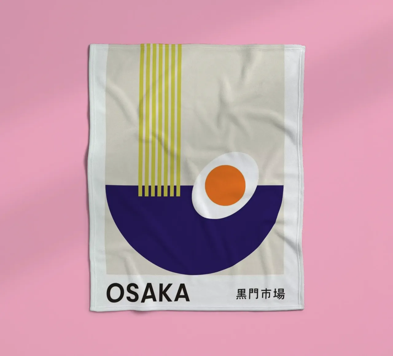Osaka Fleecedecke von Pure