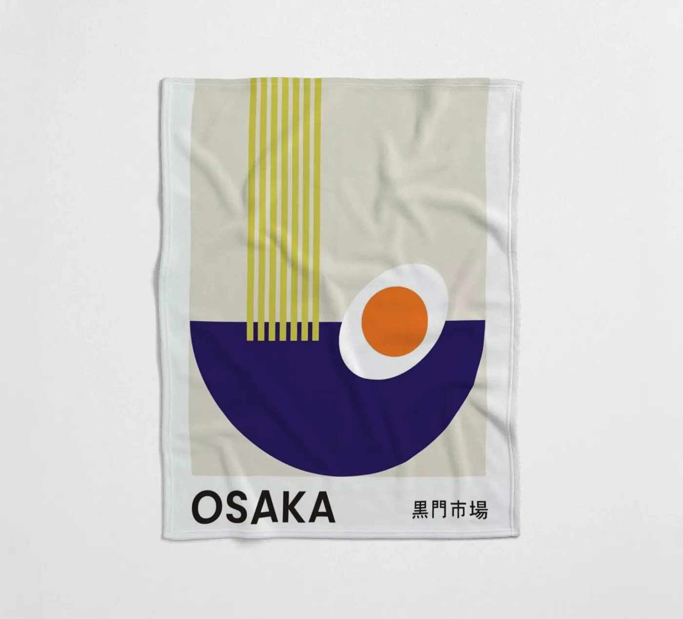 Osaka Fleecedecke von Pure