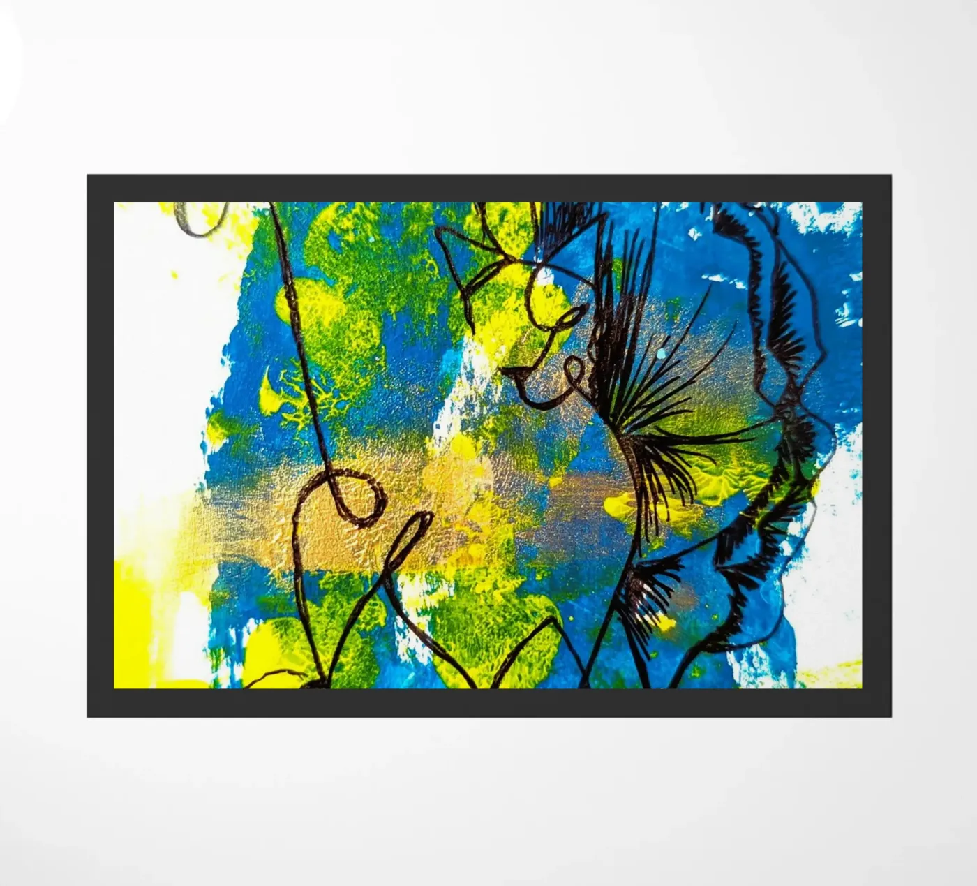 Katze 1 doormat by sum2proveDesign