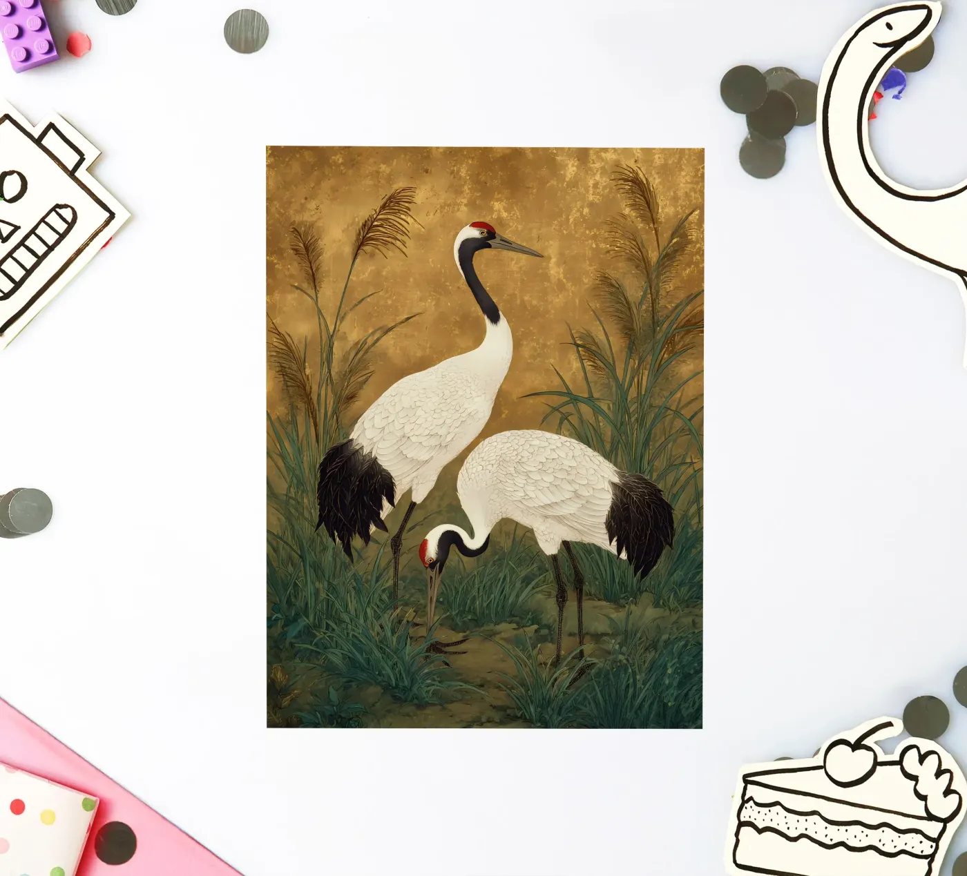 Cranes sticker by IamHomeStudio