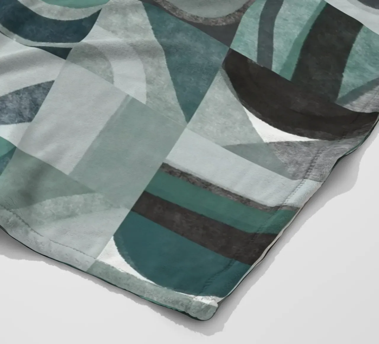 Disegno geometrico a piastrelle 05 coperta in pile da Little Dean
