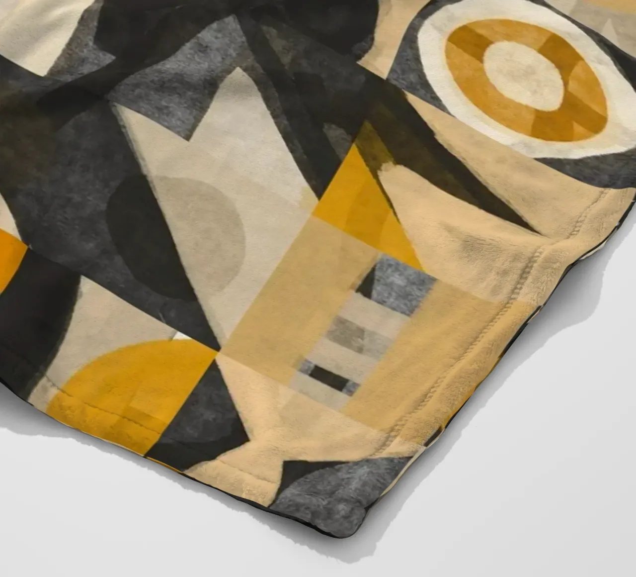 Disegno geometrico a piastrelle 07 coperta in pile da Little Dean