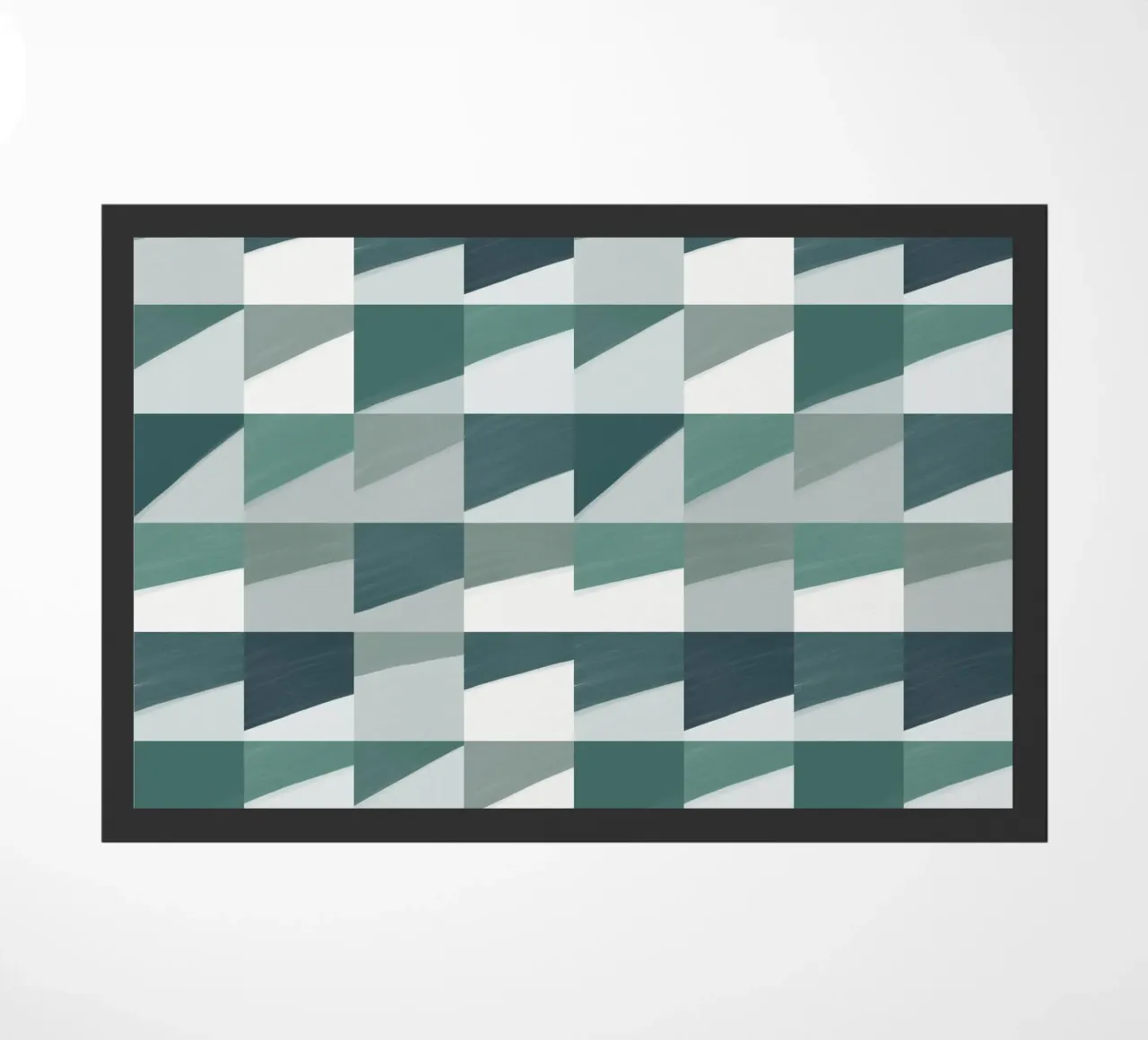 Disegno geometrico a piastrelle 08 zerbino da Little Dean