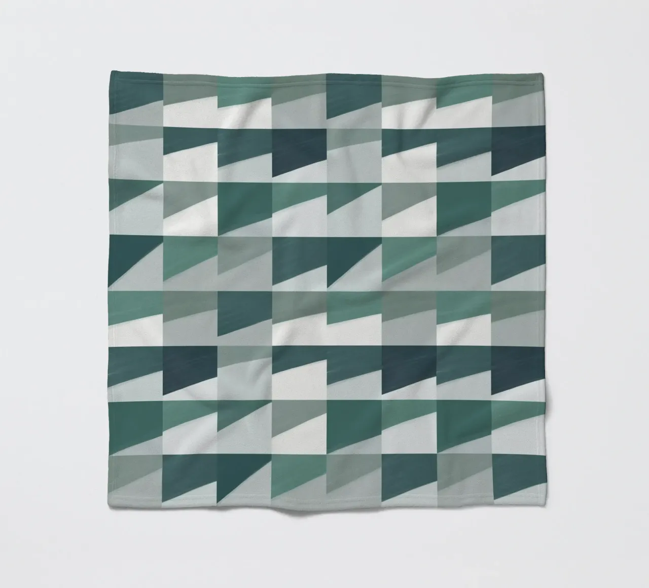Disegno geometrico a piastrelle 08 coperta in pile da Little Dean