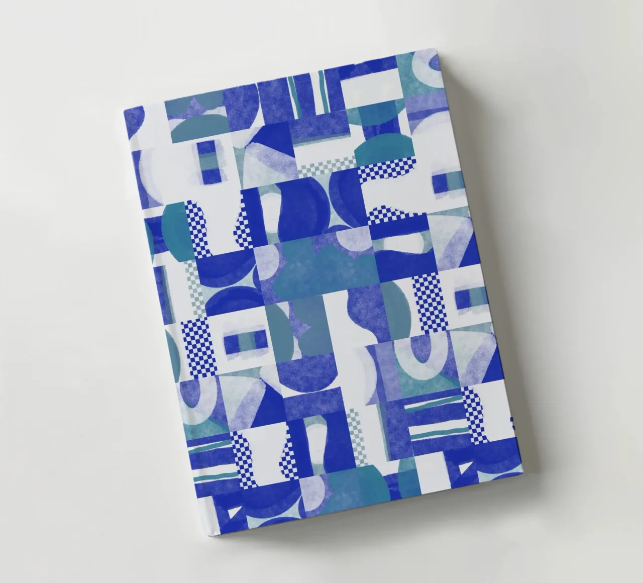 Tiled geometric design 09 notebook by Little Dean