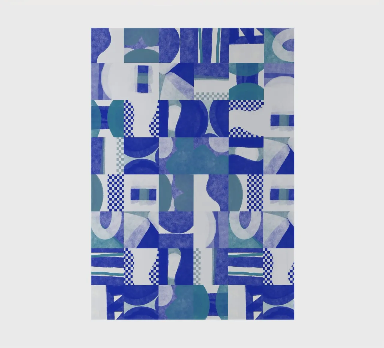 Tiled geometric design 09 notebook by Little Dean