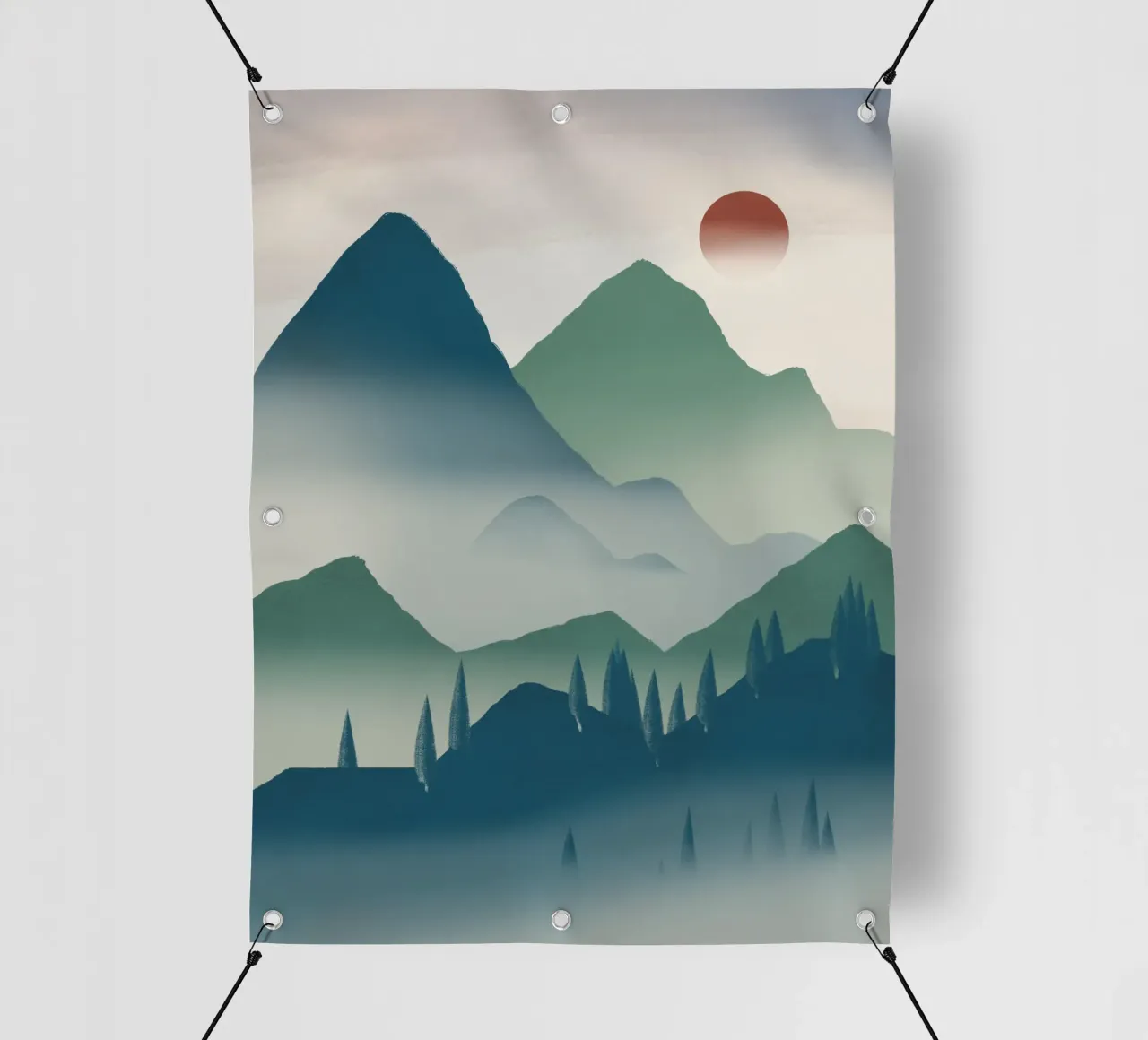 Paesaggio di serenità telo in pvc da Little Dean