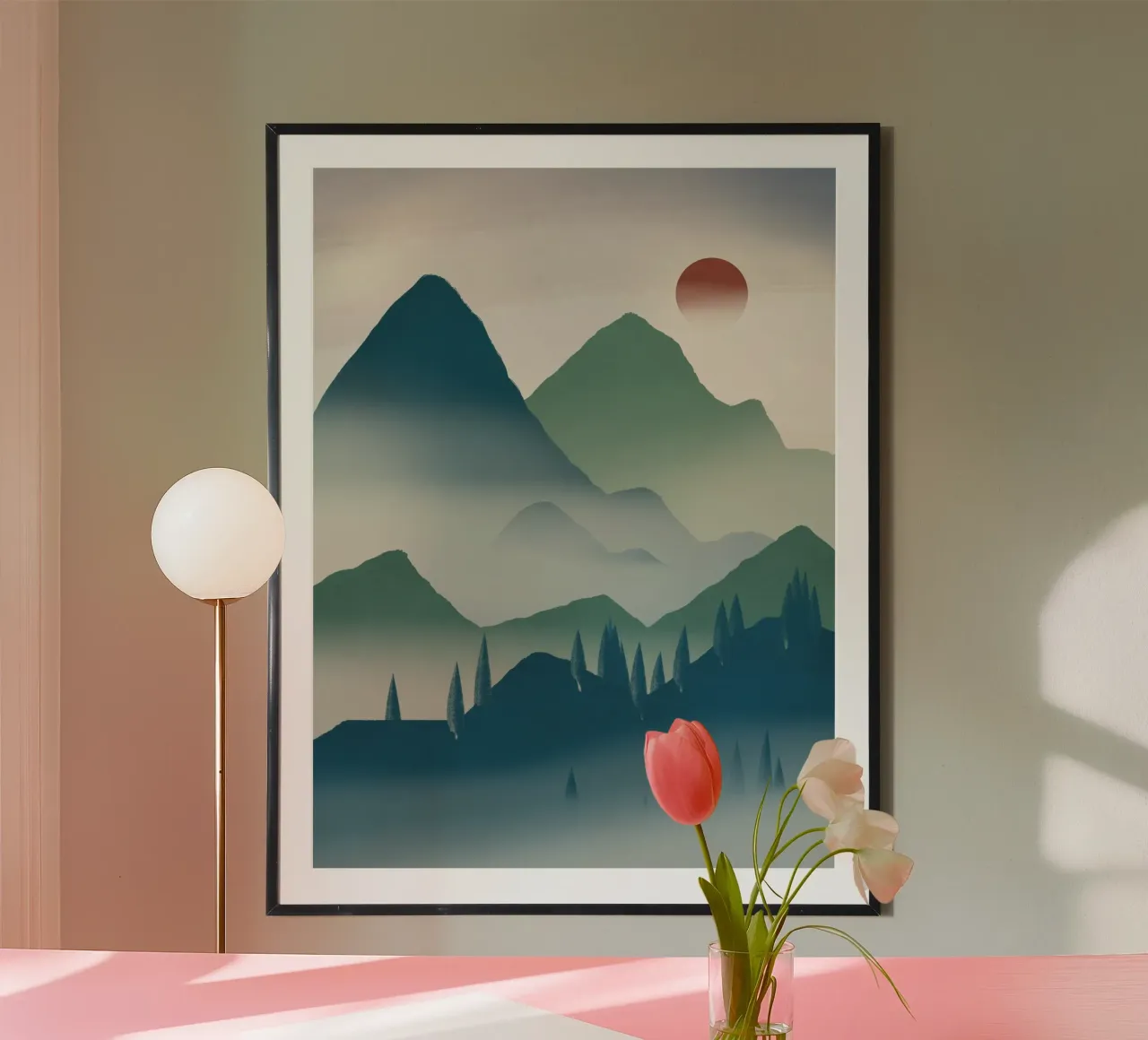 Paesaggio di serenità carta hahnemühle da Little Dean