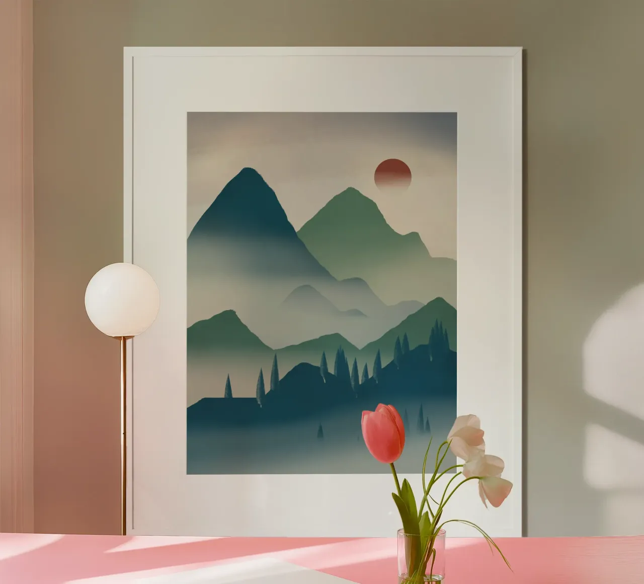 Paesaggio di serenità carta hahnemühle da Little Dean