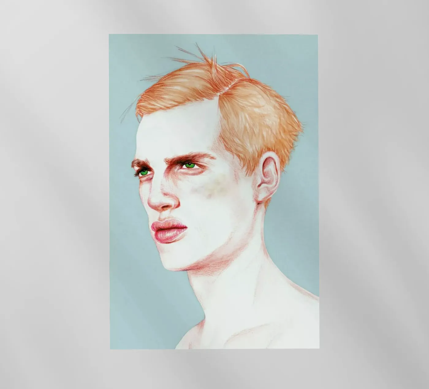 Boy Bruised pellicola backlit da Laura O'Connor