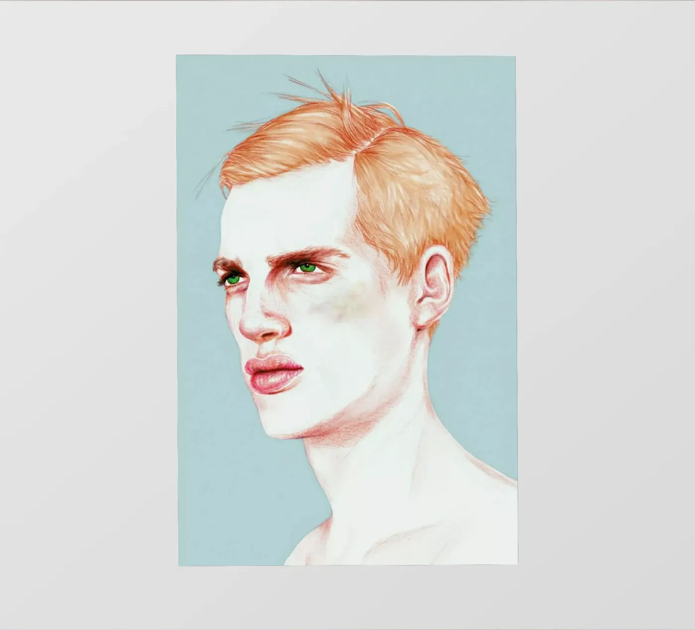 Boy Bruised pellicola backlit da Laura O'Connor