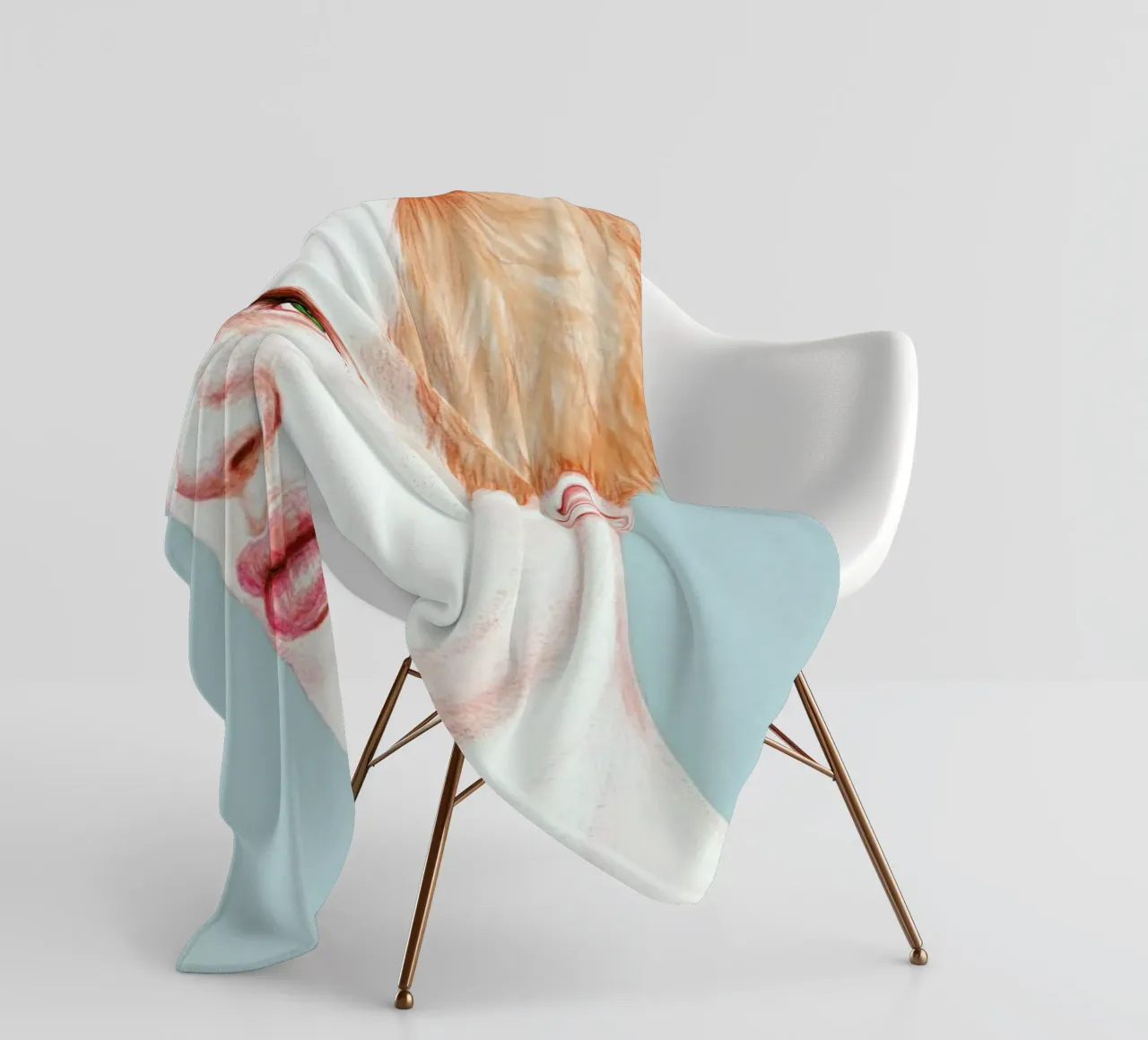 Boy Bruised Fleecedecke von Laura O'Connor