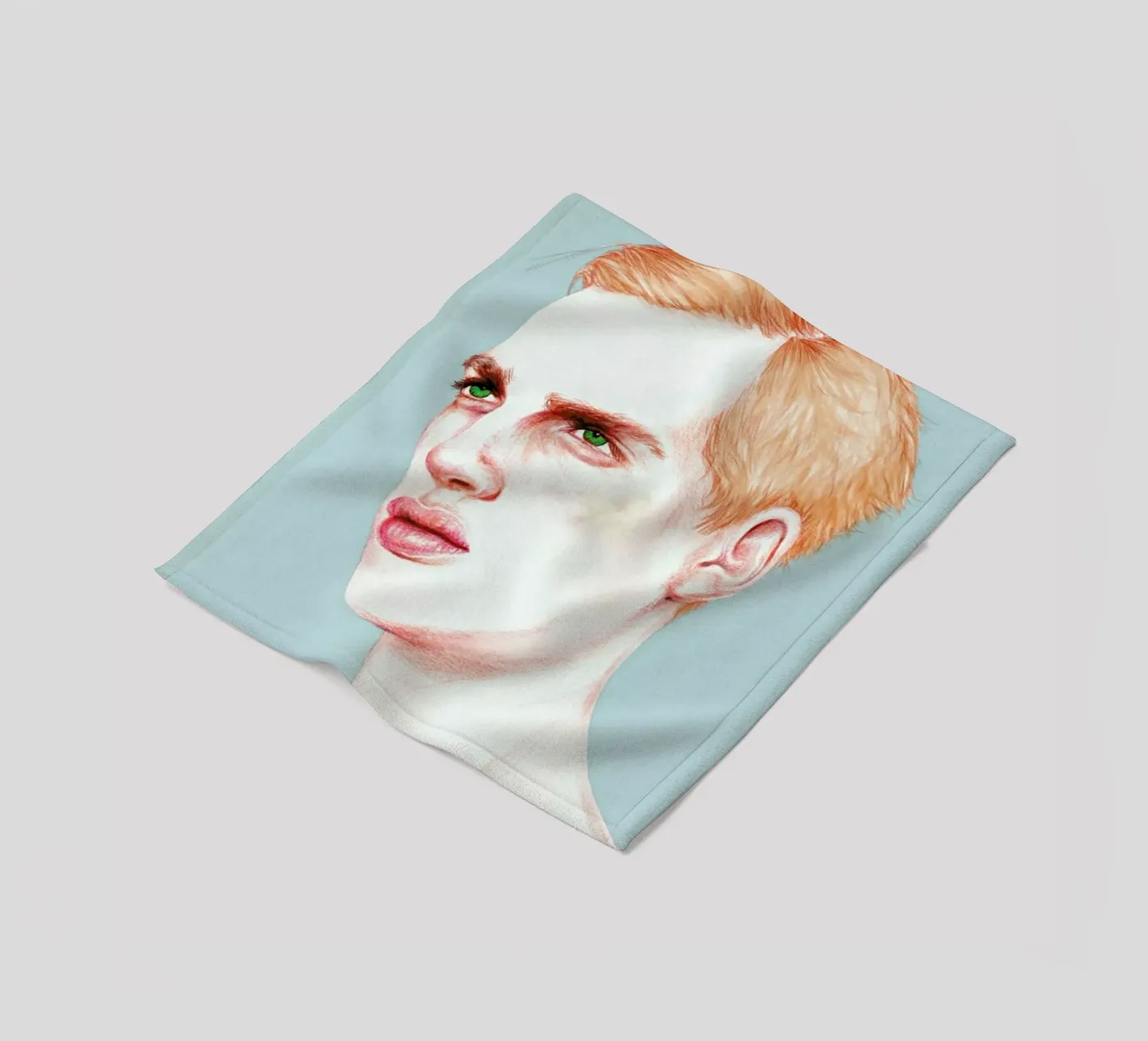 Boy Bruised fleece blanket by Laura O'Connor