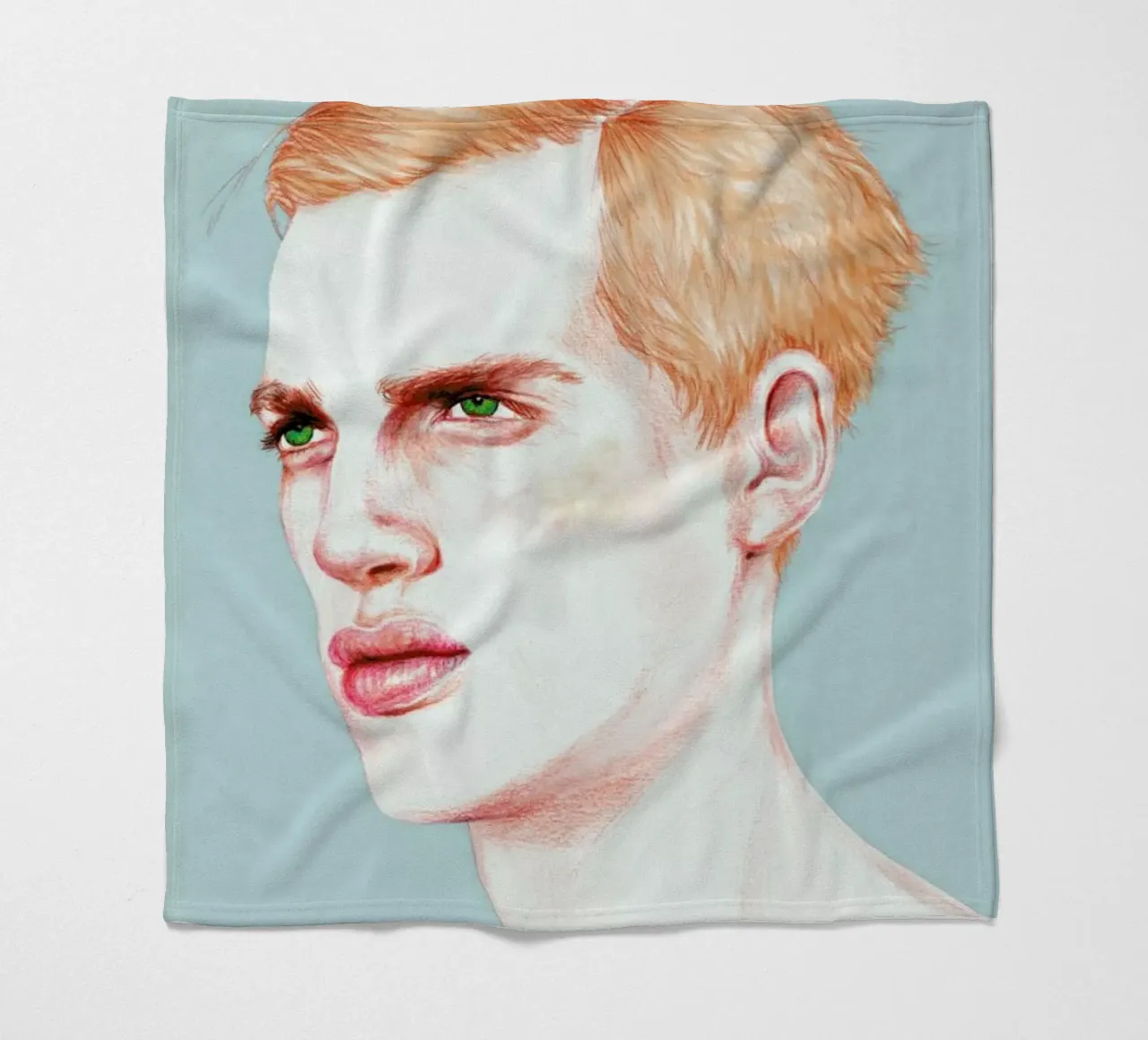 Boy Bruised Fleecedecke von Laura O'Connor