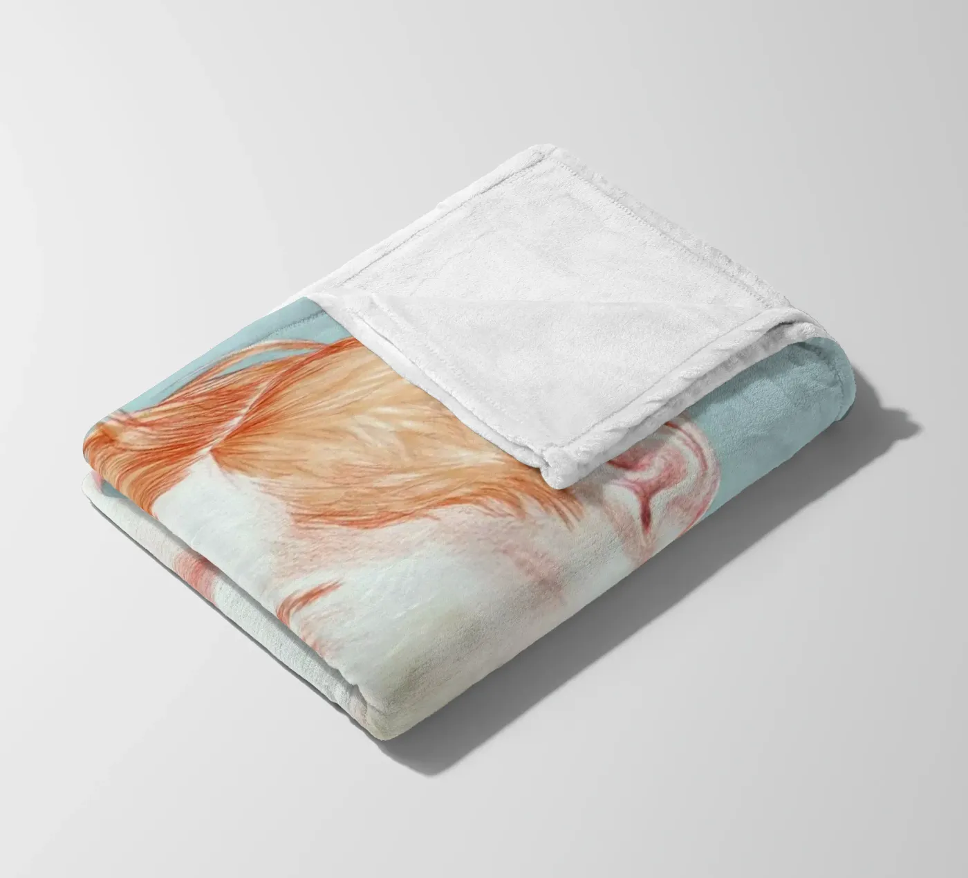 Boy Bruised fleece blanket by Laura O'Connor