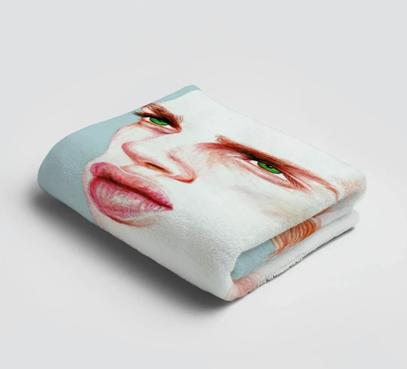 Boy Bruised towel by Laura O'Connor