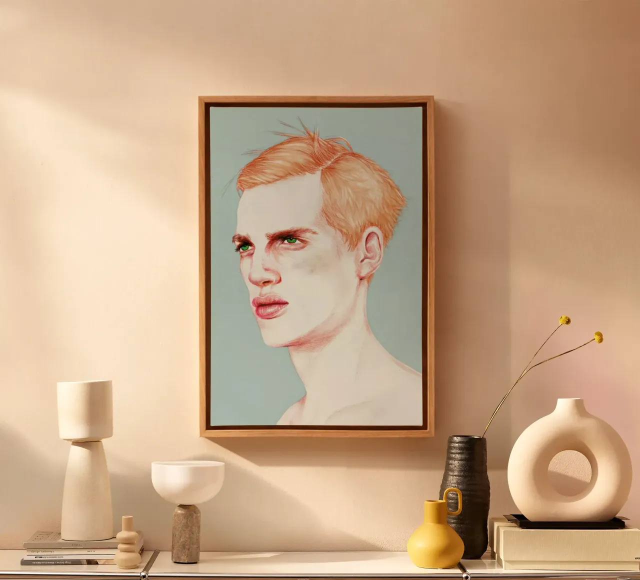 Boy Bruised tela da Laura O'Connor