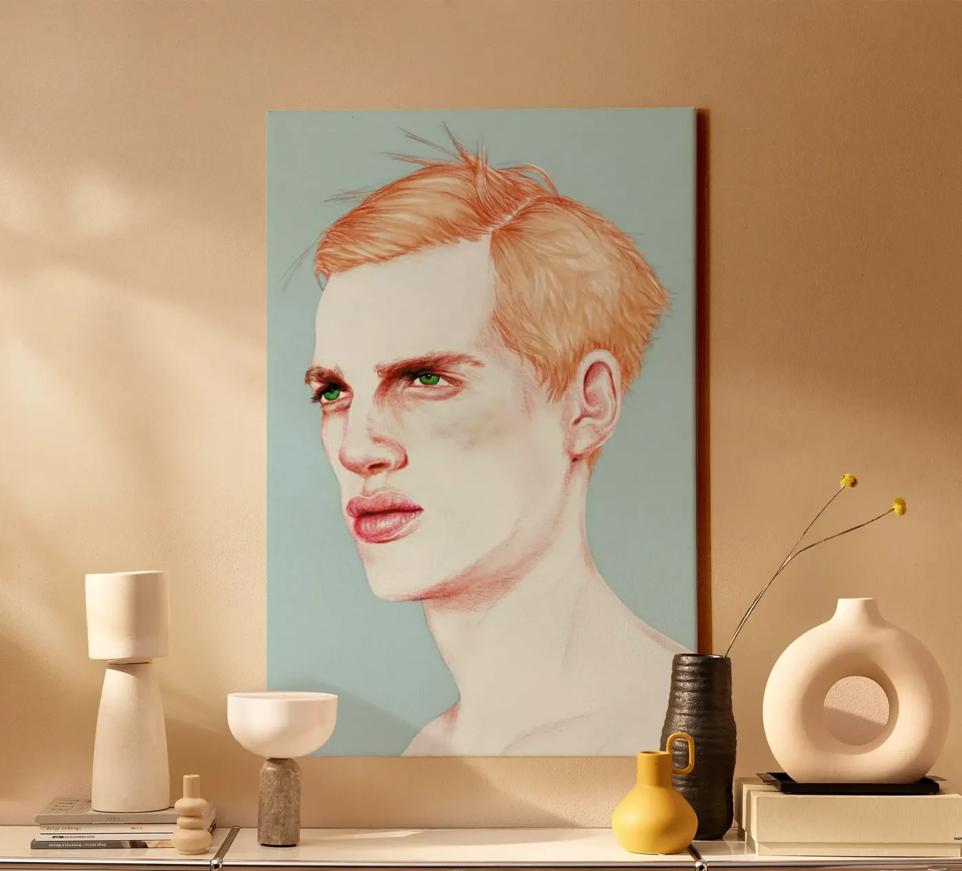 Boy Bruised tela da Laura O'Connor
