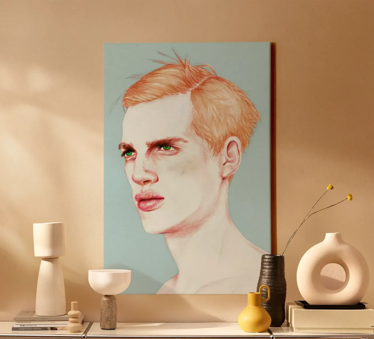 Boy Bruised tela da Laura O'Connor