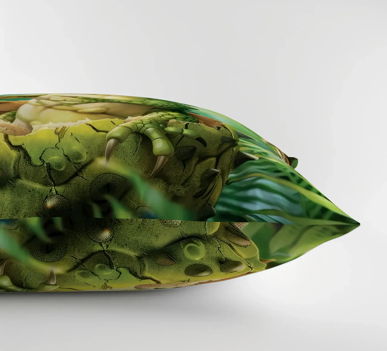 Cova di un cucciolo di alligatore felice cuscino da DesignDoodle