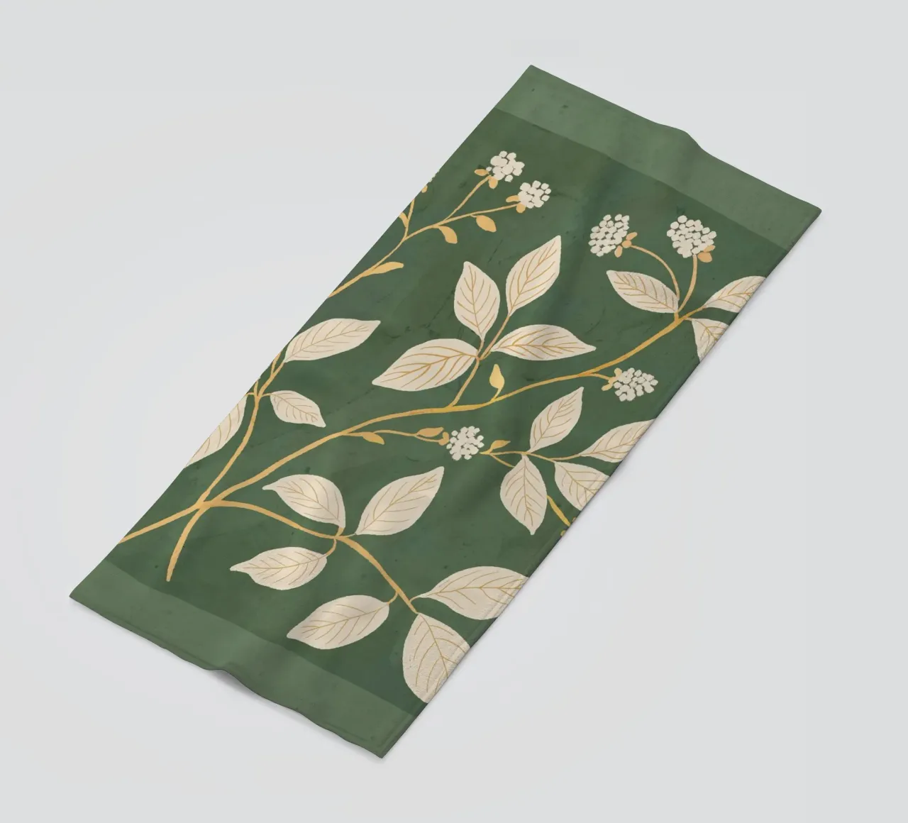 Rami in fiore telo mare da ThingDesign