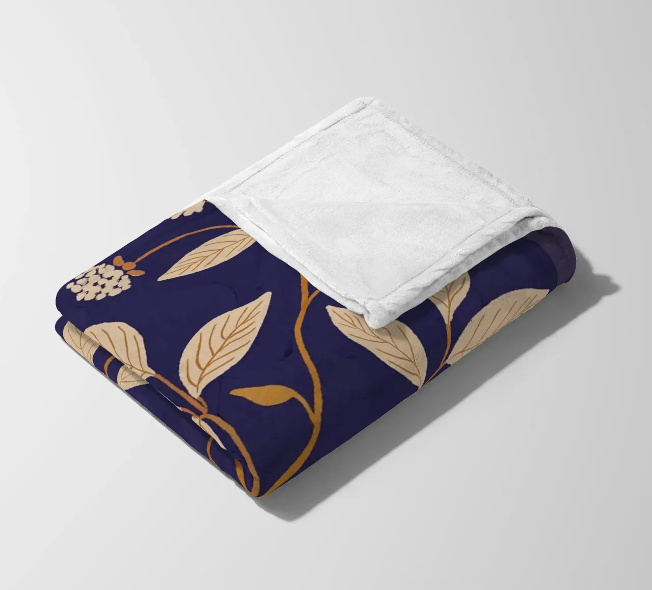 Rami in fiore 2 coperta in pile da ThingDesign